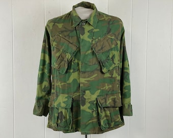 XS Short Vintage 70s ERDL Hot Weather Camo Stencil Usmc Class 2