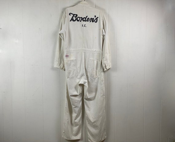 Vintage Coveralls, Size 40, Finck's Coveralls, 1940s Finck's Red