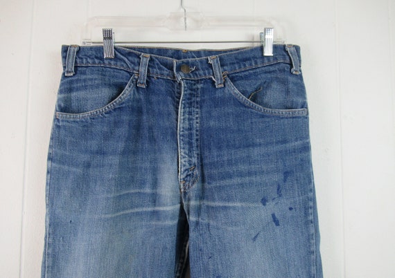 Vintage Levis, vintage pants, bell bottoms, 1970s… - image 2