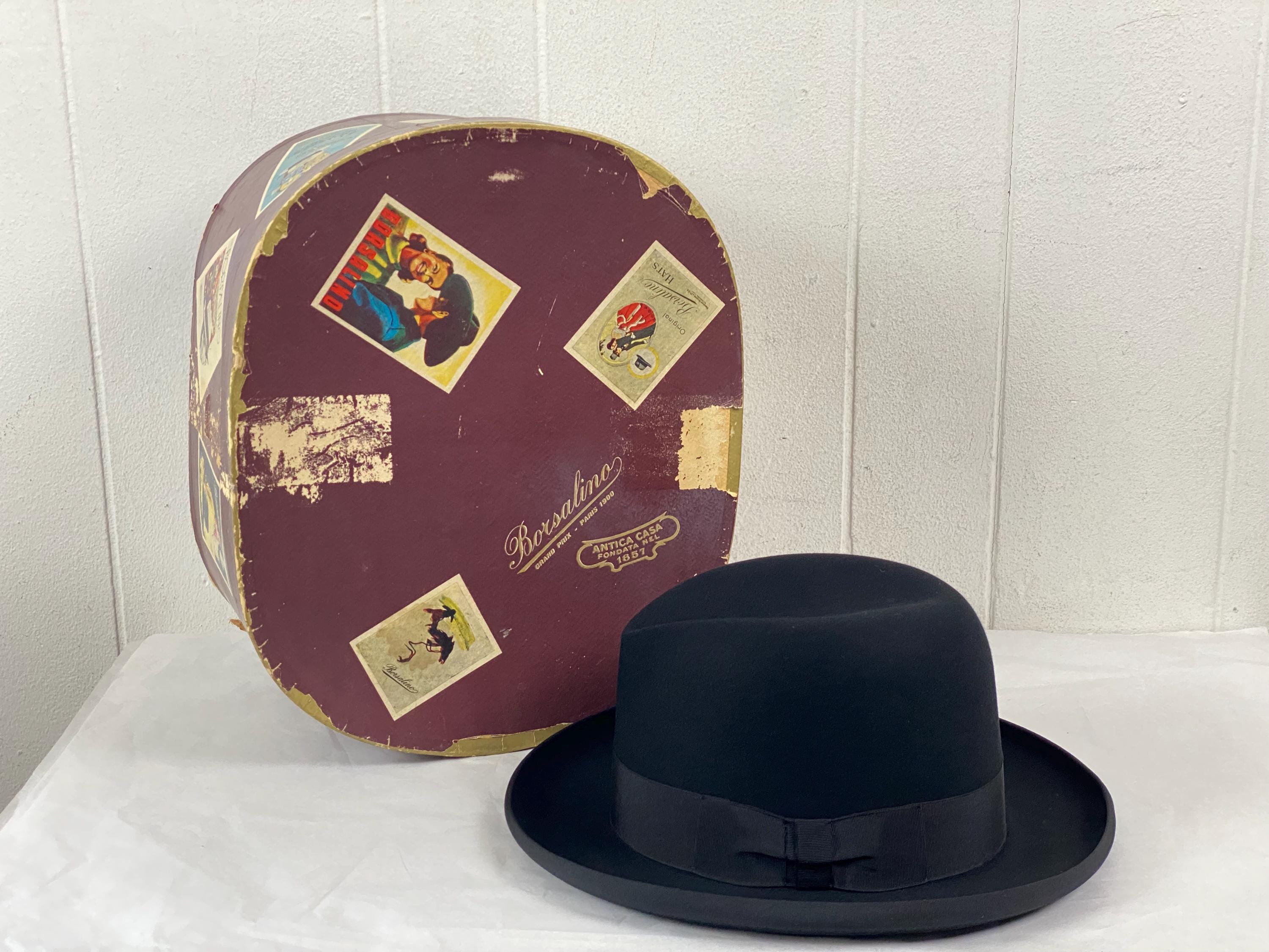 Borsalino Hat Box - Etsy