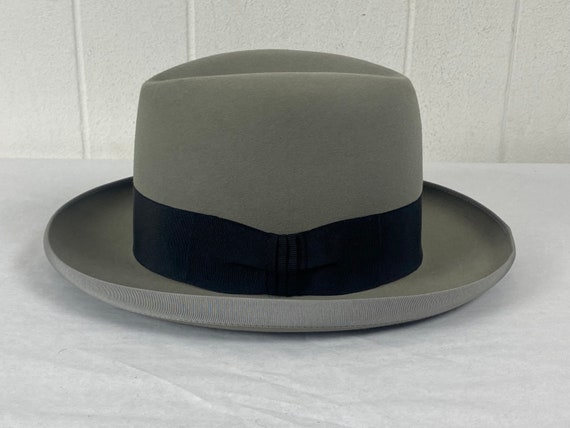 Vintage hat, size 7 , Borsalino hat, Homburg hat,… - image 5
