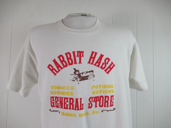Vintage t shirt, 1980s t shirt, Rabbit Hash t shir