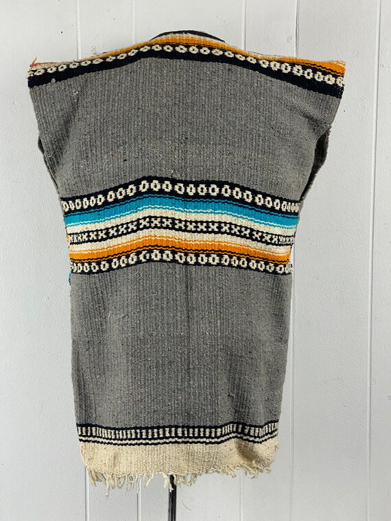 Mexican blanket vintage vest - Gem