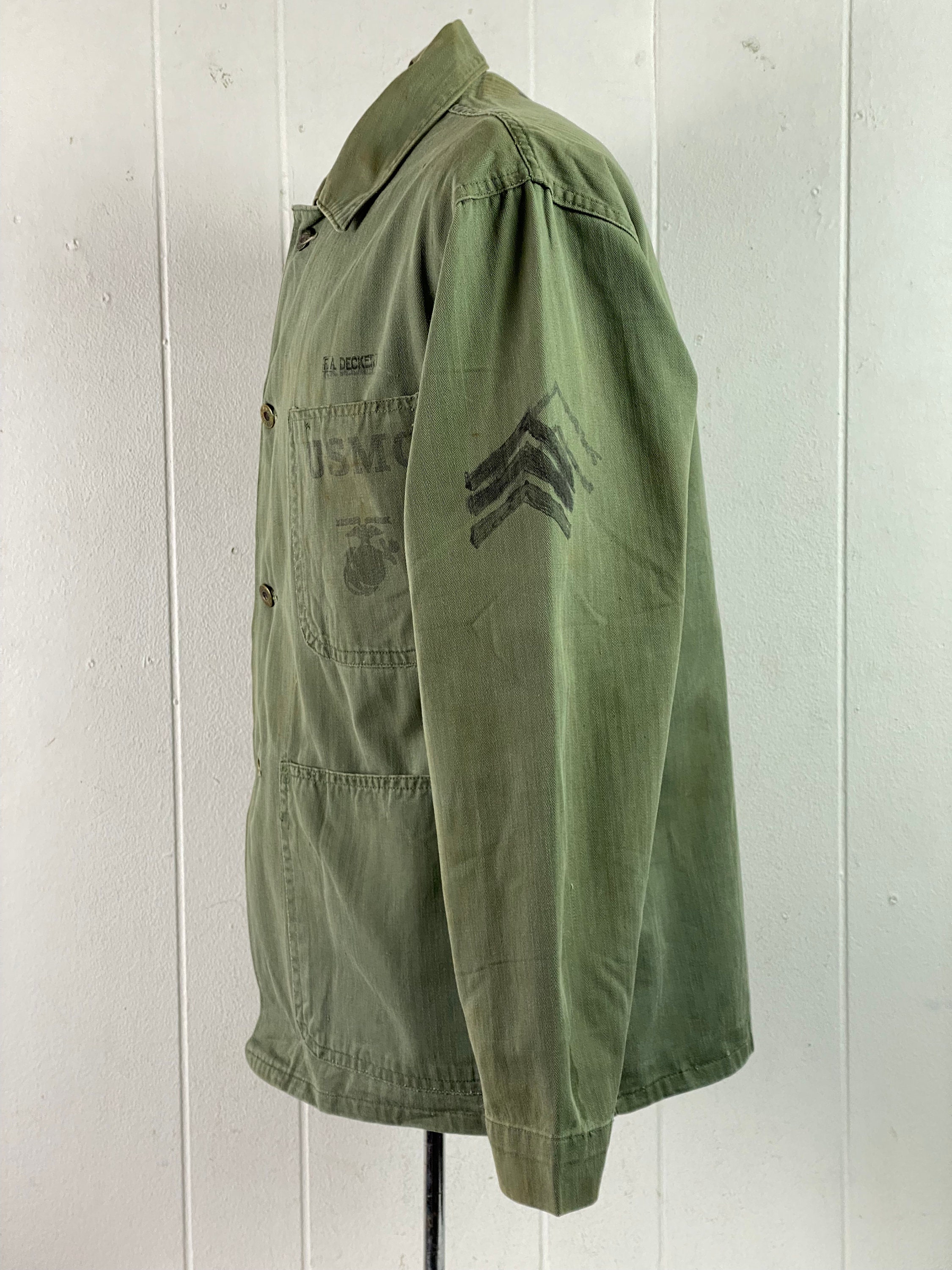 Vintage Jacket, USMC Jacket, 1940s Jacket, U.S. Marines Vintage Jacket, USMC Jacket, 1940s Jacket, U.S. Marines