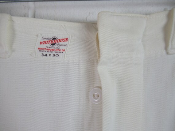 Vintage pants, 1930s pants, cotton pants, HBT pant