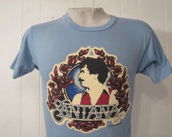 Vintage t-shirt, Santana t shirt, concert t shirt, tour t shirt, rock t shirt, band t shirt, vintage clothing, medium