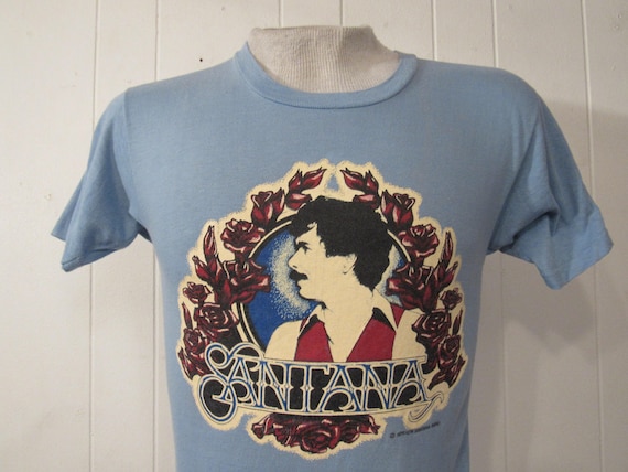 Vintage t-shirt, Santana t shirt, concert t shirt,