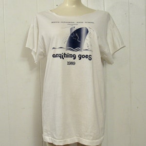 Vintage t shirt, 1980s t shirt, Pasadena California, South Pasadena high, vintage clothing, large