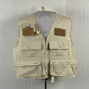 Vintage Eddie Bauer 'sea Foam' Buoyant Fishing Vest - Etsy