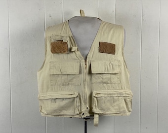 Vintage Eddie Bauer 'sea Foam' Buoyant Fishing Vest - Etsy