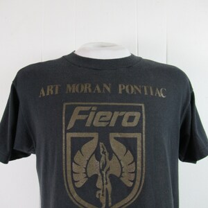 Vintage t shirt, 1980s t shirt, Fiero t shirt, Pontiac t shirt, Art Moran, Detroit t shirt, vintage clothing, size large image 2