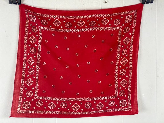 ▪️40’s【COWBOY】 VINTAGE BANDANA Vintage Western Bandana