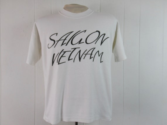 Vintage t shirt, 1980s t shirt, Saigon Viet nam t… - image 2