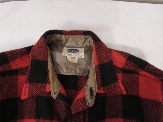 Vintage shirt, plaid shirt, 1950s shirt, Pilgrim … - image 5