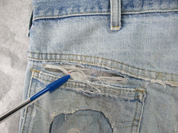 Vintage pants, distressed pants, vintage denim, p… - image 8