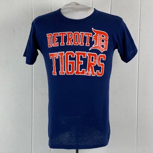 Vintage t shirt, Detroit Tigers t shirt, Detroit t shirt, 1980s t shirt, Old English D, Baseball t shirt, vintage clothing, size Small
