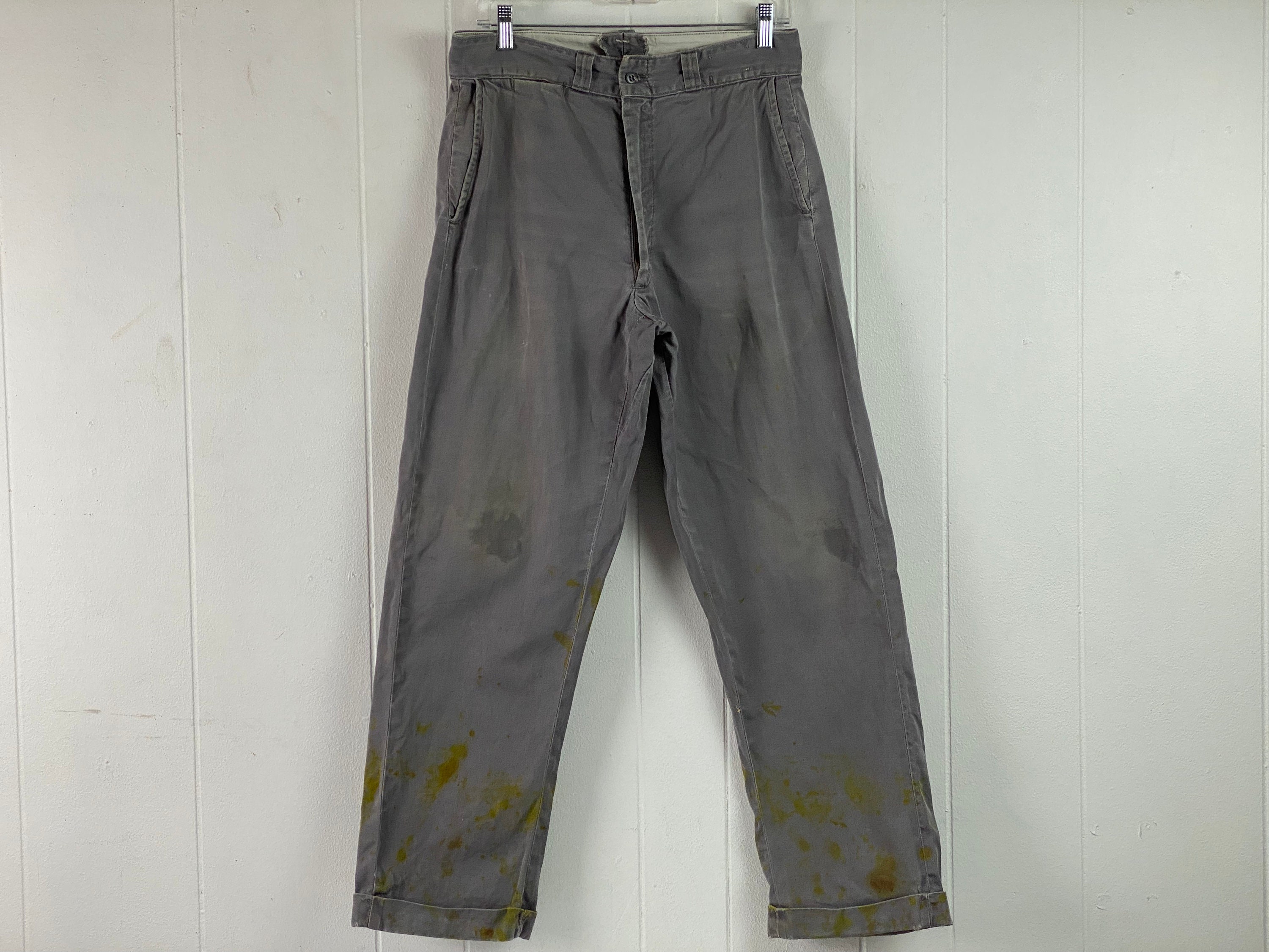 Vintage Pants 1950s Pants Work Pants Distressed Pants - Etsy