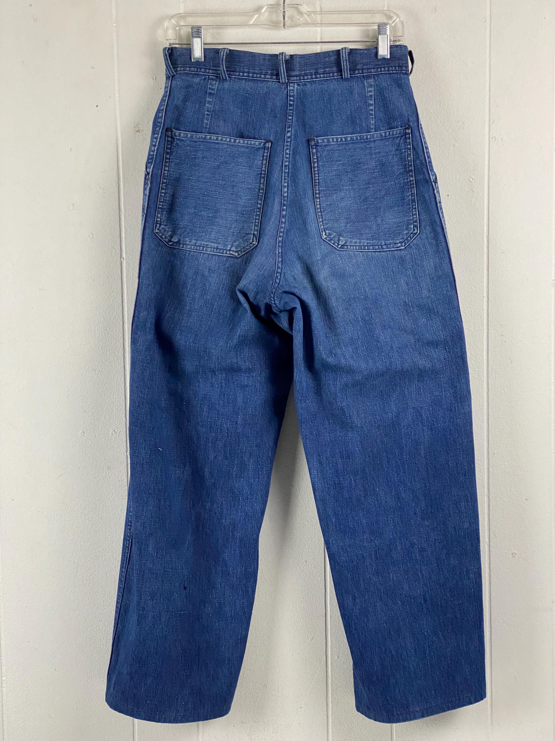 1944 WW2 Vintage US Navy Wet Weather Deck Trousers