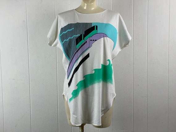 Ocean pacific vintage graphic t-shirt - Gem