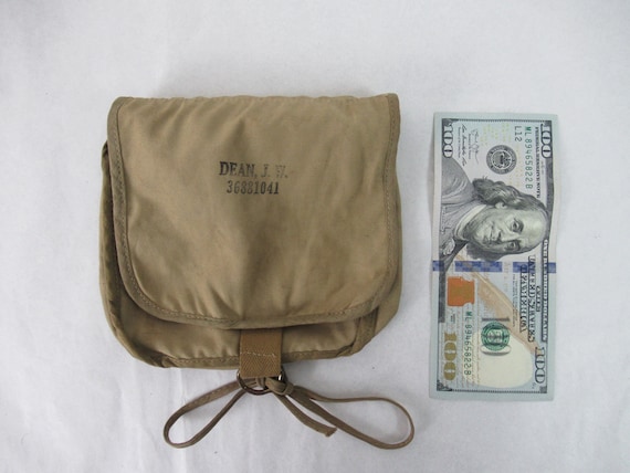 Vintage bag, small bag, 1940s bag, ditty bag, twi… - image 1