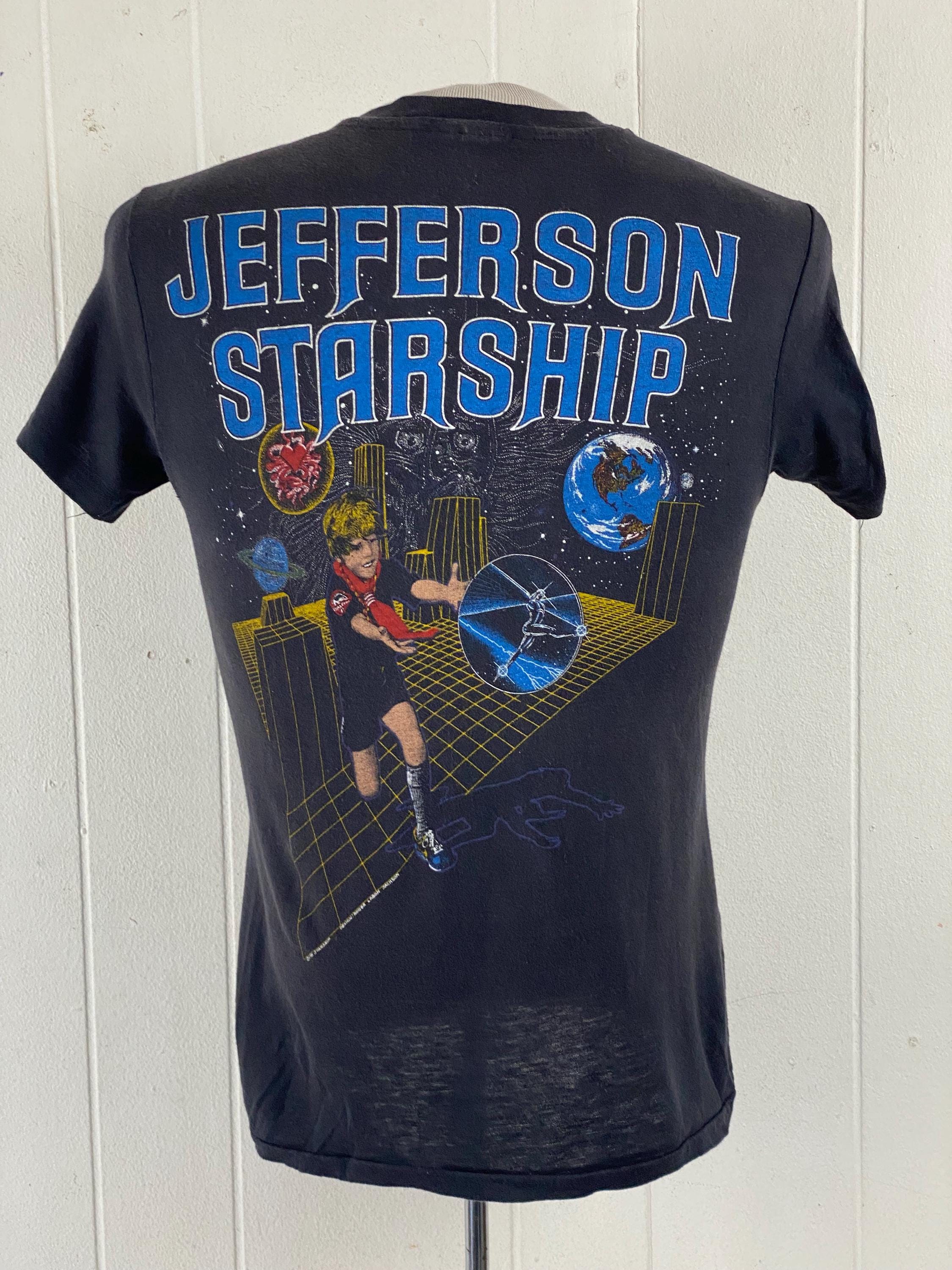 1980s Jefferson Starship T Shirt, Size Small, 1980s T Shirt, 1981