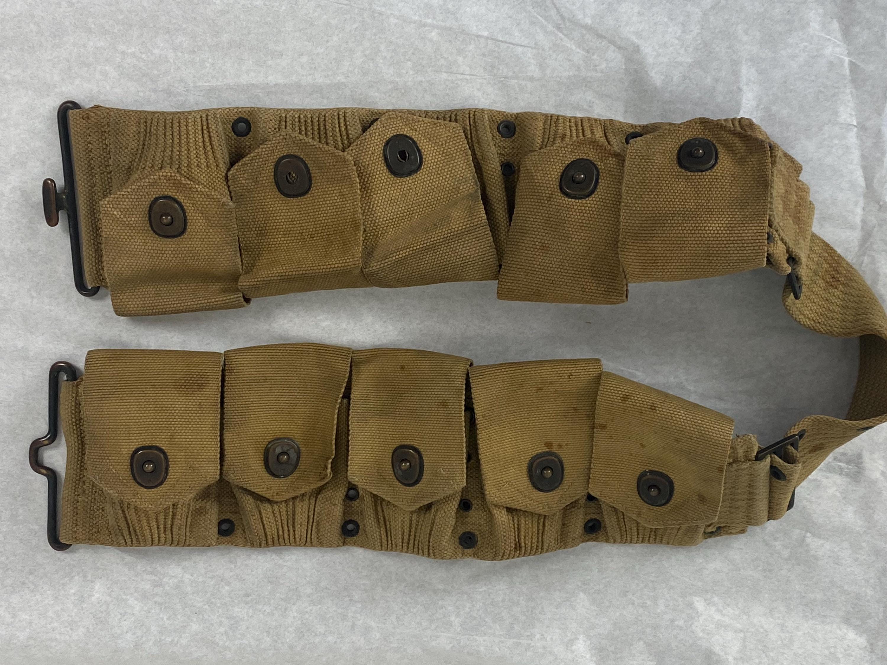 アメリカ軍 1941年　マガジンベルト WW2米軍M1938BARマガジンベルト・復刻品 | 義烈
