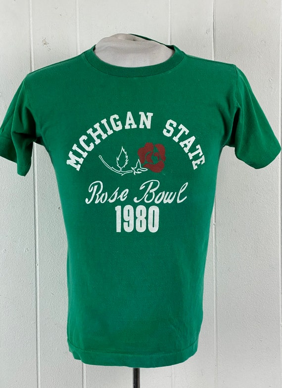 Vintage T Shirt Size Medium Rose Bowl T Shirt Michigan State T Shirt Champion T Shirt MSU T Shirt College T Shirt Vintage Clothing Etsy UK