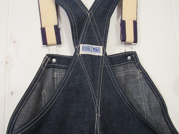 Vintage denim overalls, Dubble Ware denim, vintag… - image 8