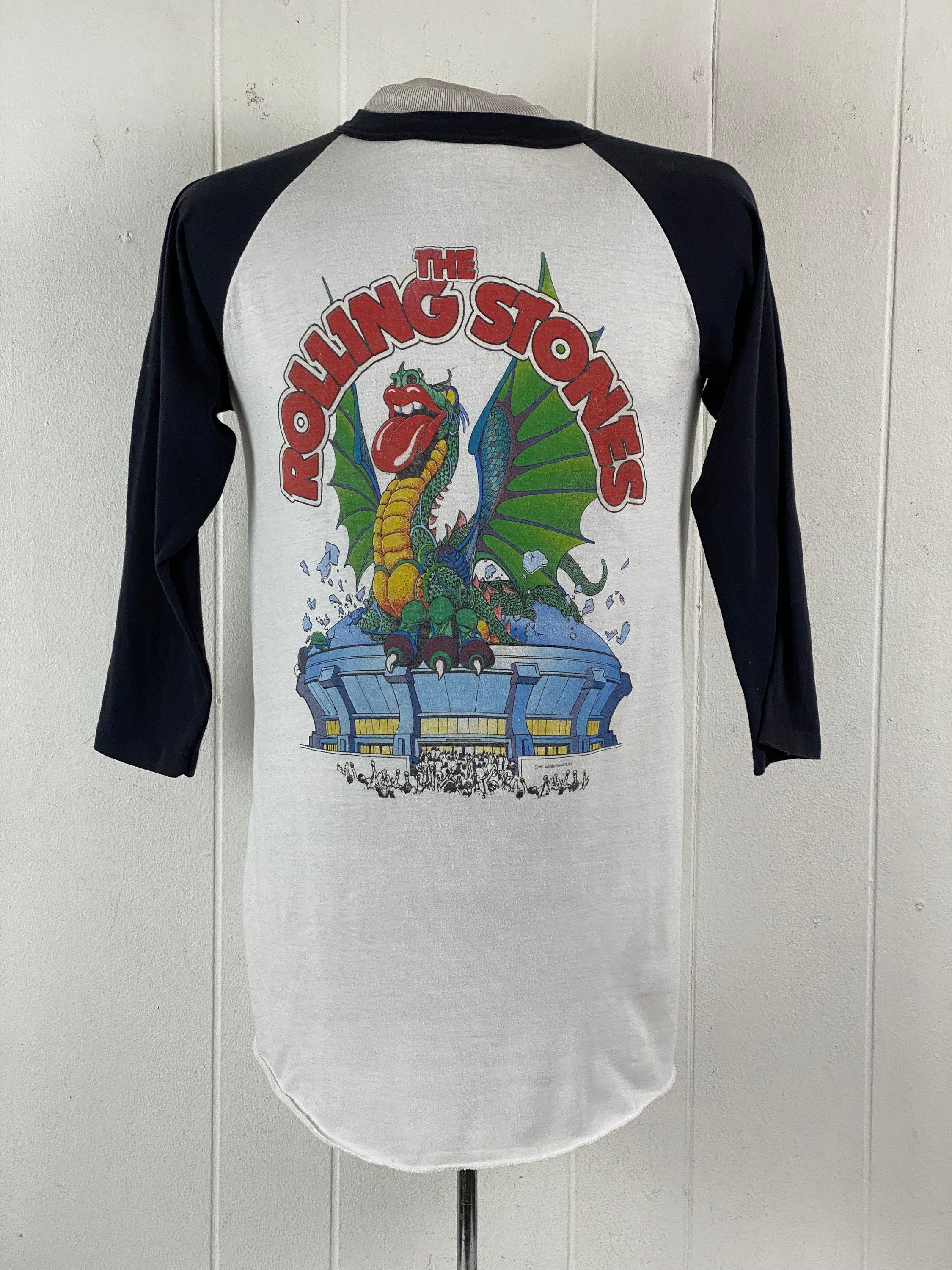StylePlyer Vintage T Shirt, Size XL, The Rolling Stones Jersey, 1980s T Shirt, Rock Shirt, Concert Tour T Shirt, Stones Dragon Shirt, Vintage Clothing il fullxfull.4629143199 mzl2