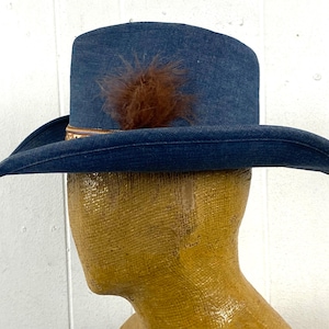 70s Denim Hat - Etsy display picture 2