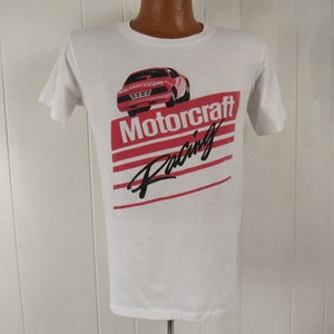 Vintage t shirt, M, 1980s t shirt, Motocraft t shirt, race car t shirt, vintage clothing, size medium