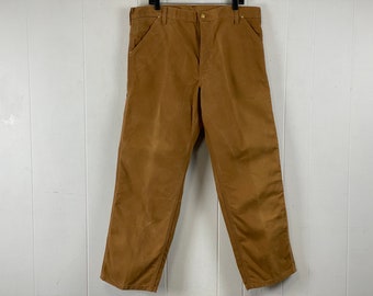 Vintage Pants, Size 38 X 30.5, Carhartt Pants, Carpenter Pants