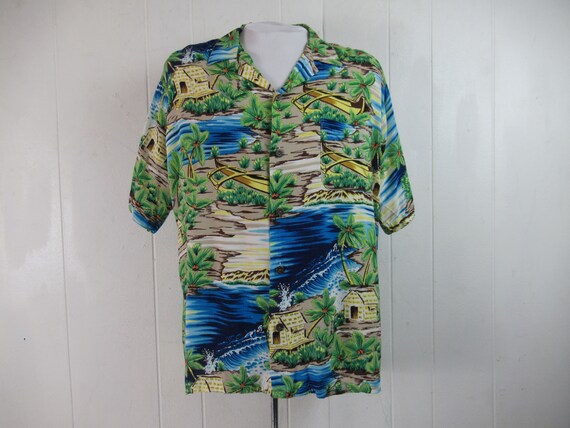 Vintage shirt, vintage Hawaiian, Hawaiian shirt, … - image 1