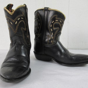 Infant size boots, Vintage cowboy boots, 1960s boots, western boots, leather boots, vintage boots, size extra tiny