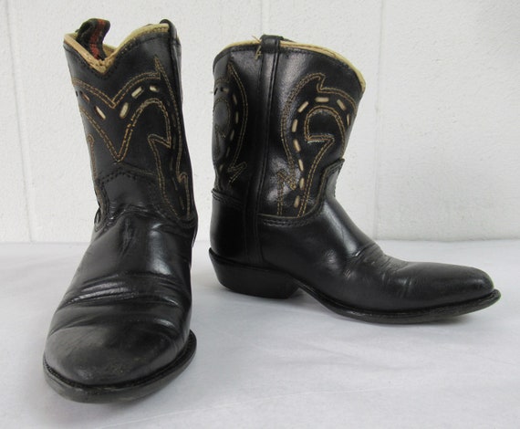 Infant size boots, Vintage cowboy boots, 1960s bo… - image 1