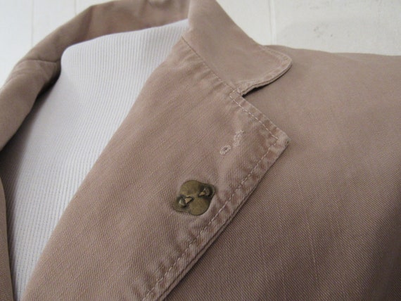 Vintage jacket, work jacket, 1930s jacket, 2 pock… - image 3