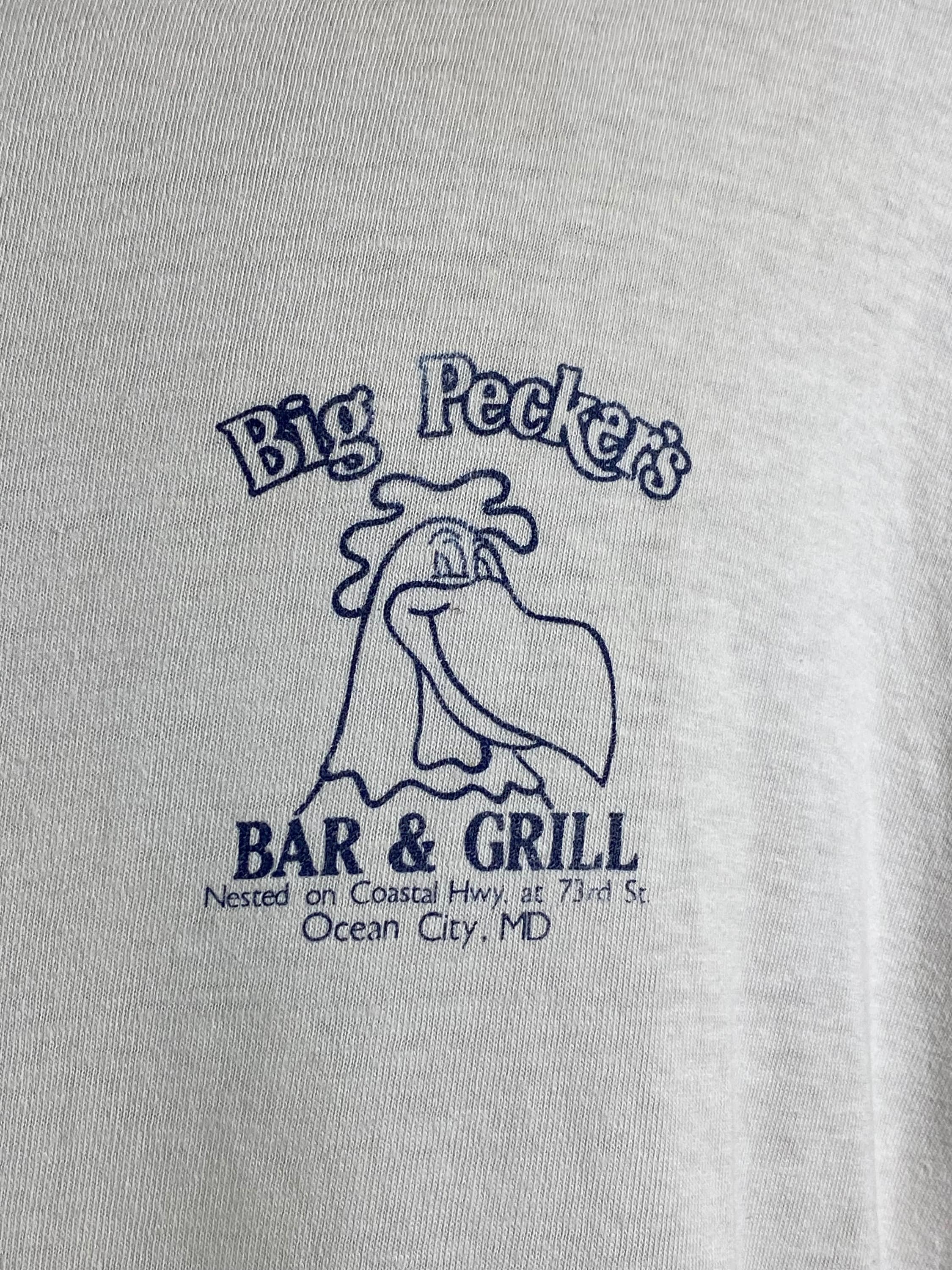 Vintage T Shirt, 1980s T Shirt, Bar T Shirt, Big Pecker's T Vintage T Shirt, 1980s T Shirt, Bar T Shirt, Big Pecker's T