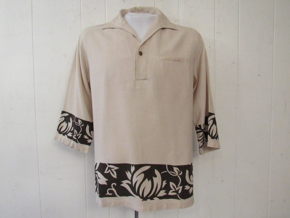 Vintage shirt, Hawaiian shirt, 1950s shirt, vintag