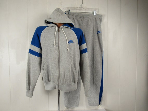 Vintage jogging suit, 1980s track suit, Nike track