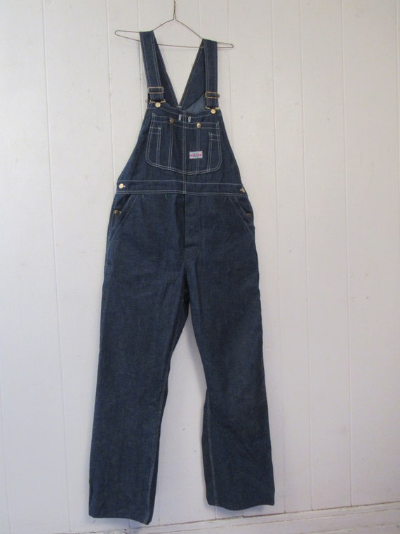Vintage overalls, denim overalls, 1960s overalls, vin… - Gem