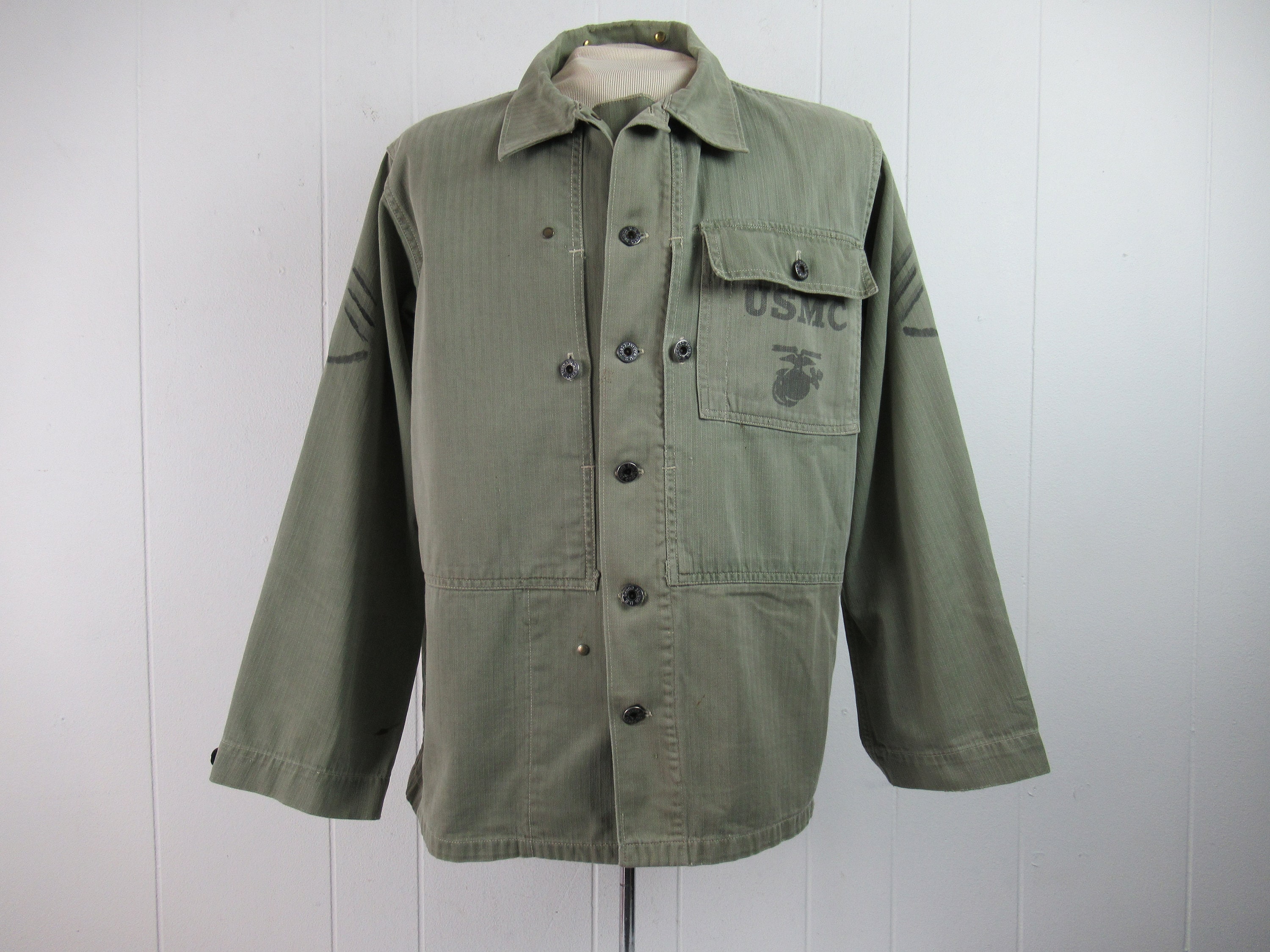 Vintage Jacket, USMC Jacket, 1940s Jacket, P44 Jacket, Marines 