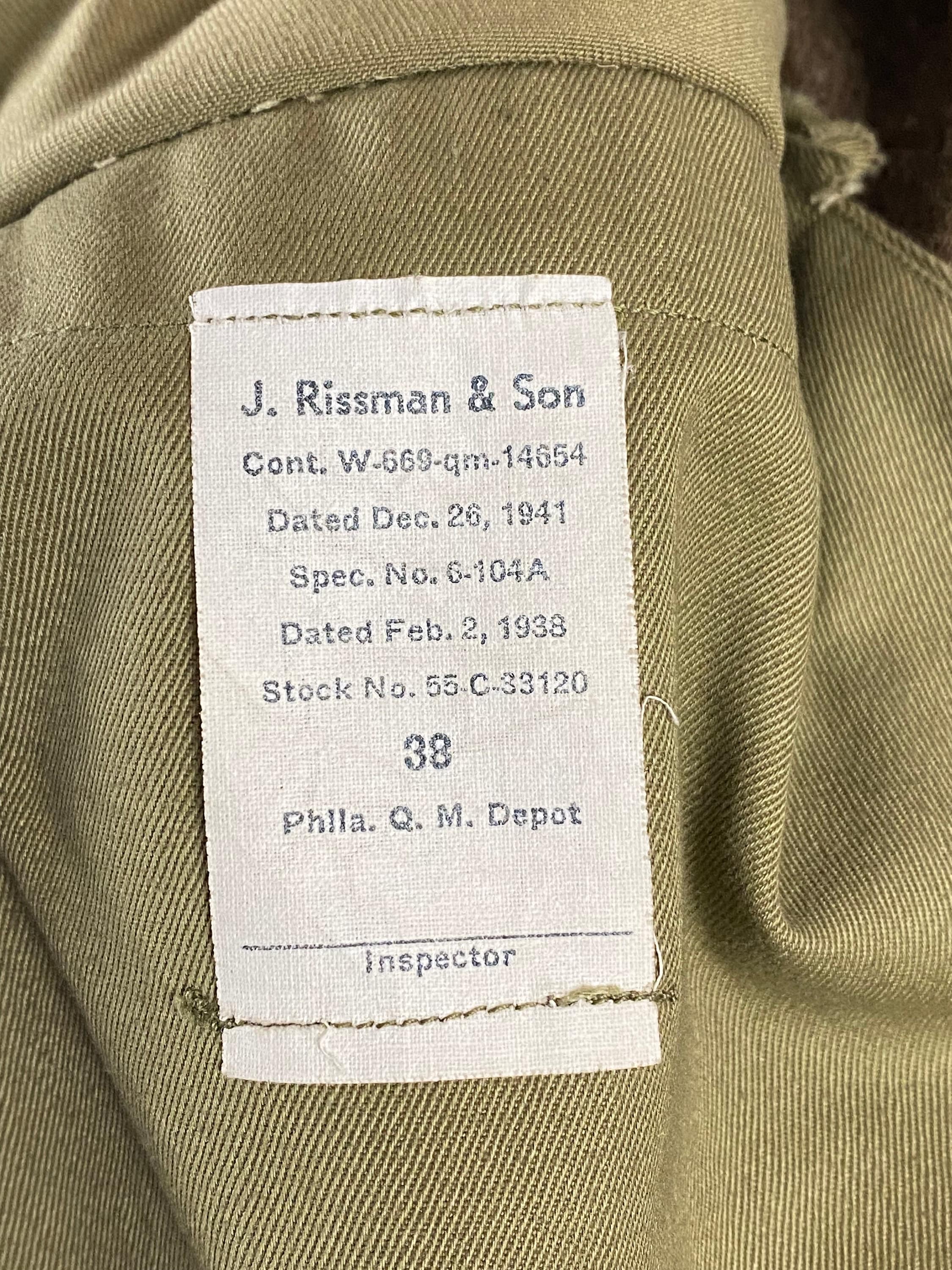 Vintage Coat, Size Medium, WWII Mackinaw Coat, 1940s Double