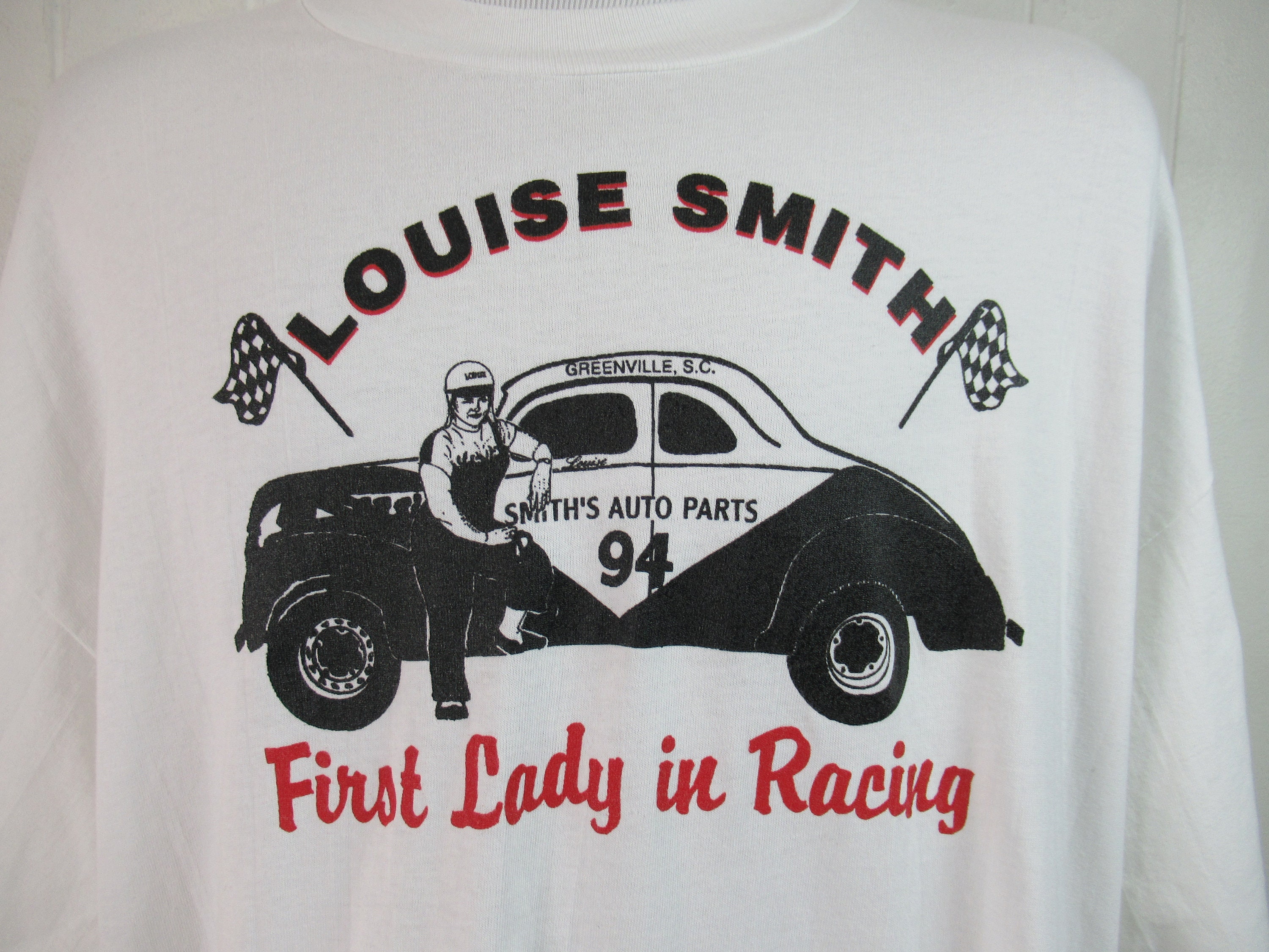 Vintage T Shirt, Louise Smith T Shirt, Greenville T Shirt, 1990s T