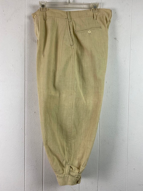 Vintage pants, 1920s pants, vintage breeches, lin… - image 8