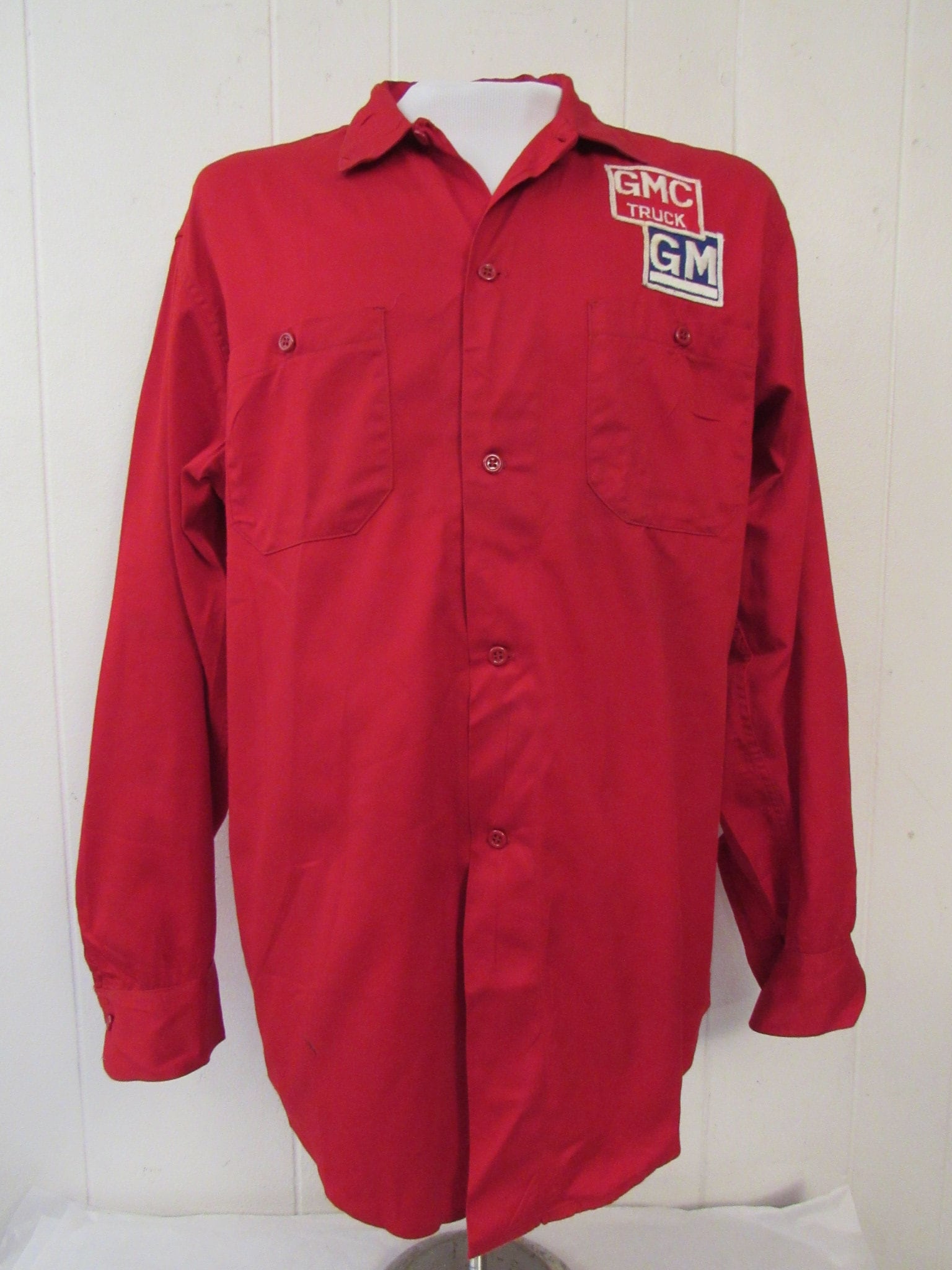 Vintage Shirt GMC Truck Shirt 1950s Work Shirt Red Cotton - Etsy