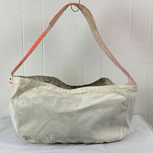 Vintage Newspaper Bag, Newsboy Bag, 1970s Newspaper Bag