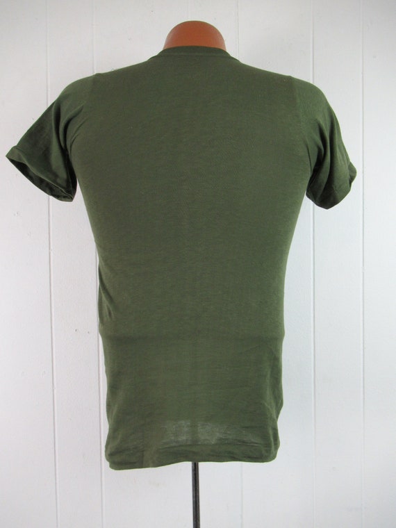 Vintage t shirt, Army shirt, 1960s t shirt, Viet … - image 3