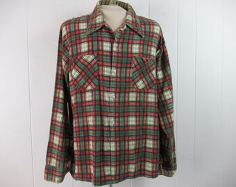 Vintage 70's Kings Road Sears Hawaiian Print Button up