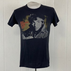 Vintage t shirt, size medium, Bruce Springsteen t shirt, 1980s t shirt, concert tour t shirt, band t shirt, World Tour, vintage clothing