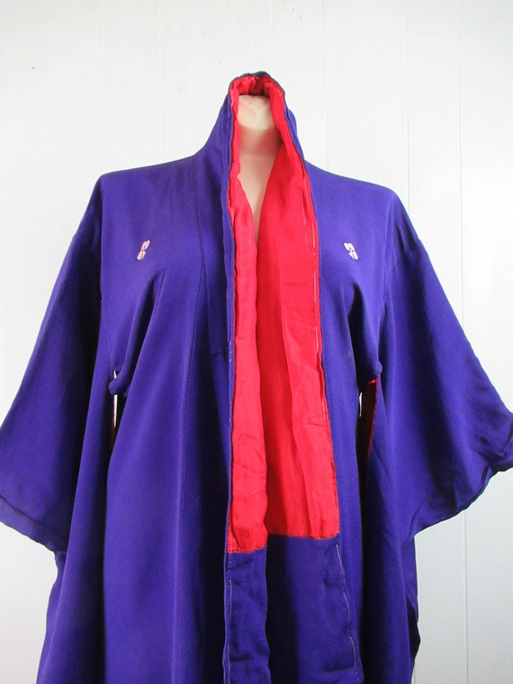 Vintage kimono, silk kimono, vintage robe, Asian … - image 9